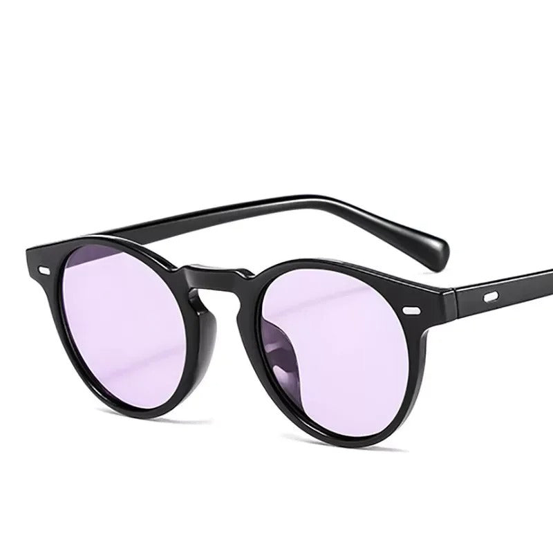 NEW YORK RETRO ROUND SUNGLASSES (POLARIZED)