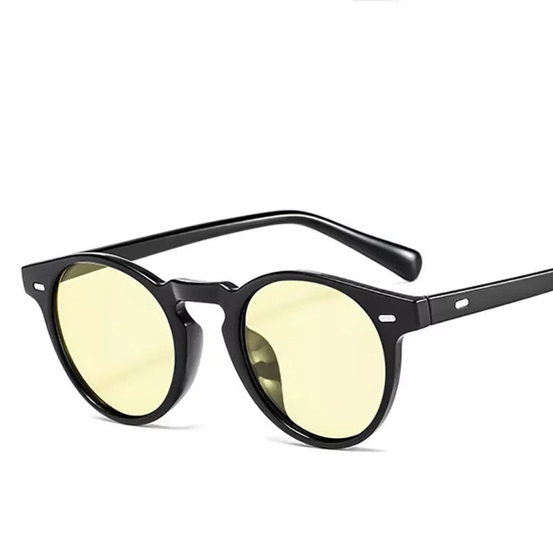 NEW YORK RETRO ROUND SUNGLASSES (POLARIZED)
