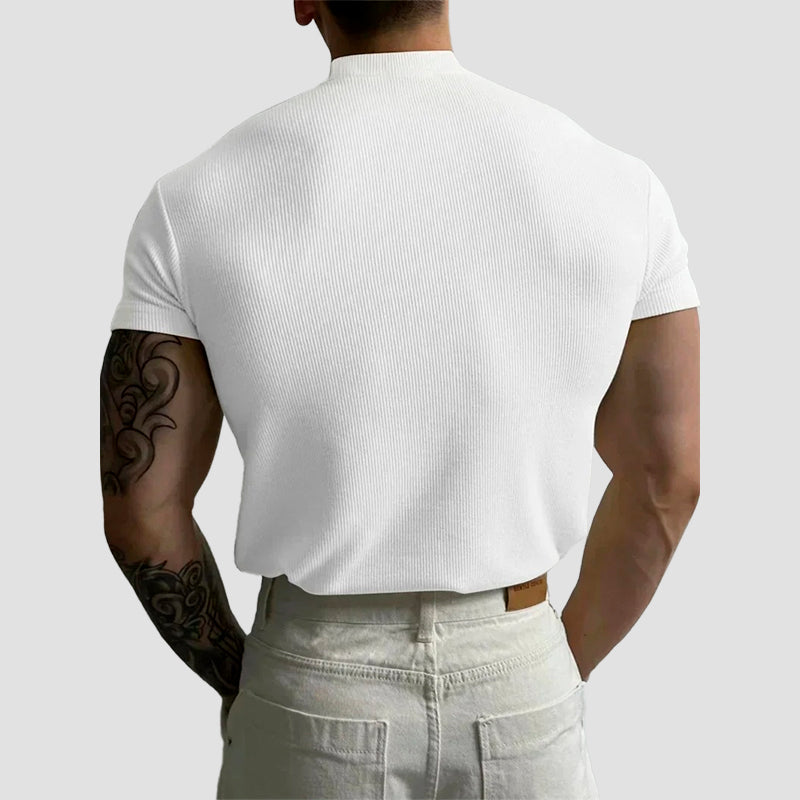 KNITTED PULLOVER T-SHIRT