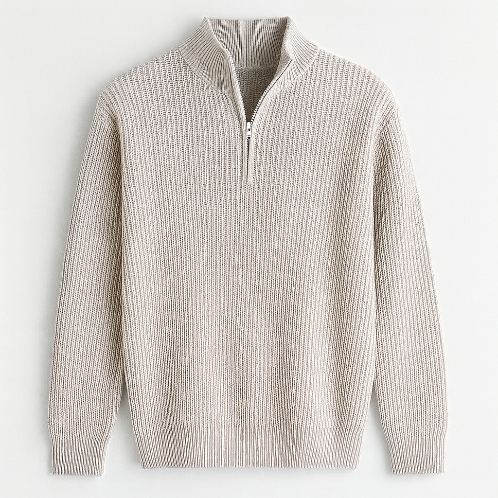 BERLIN HALF-ZIP SWEATER