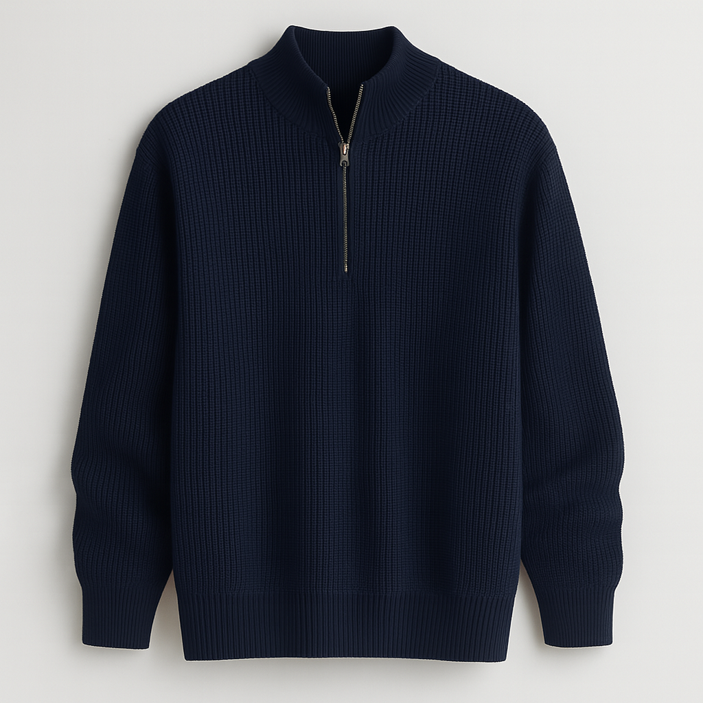 BERLIN HALF-ZIP SWEATER