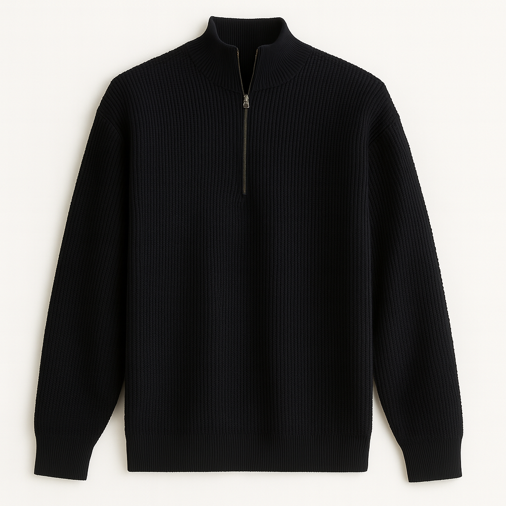 BERLIN HALF-ZIP SWEATER