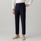 BRITISH CASUAL CROPPED TROUSERS