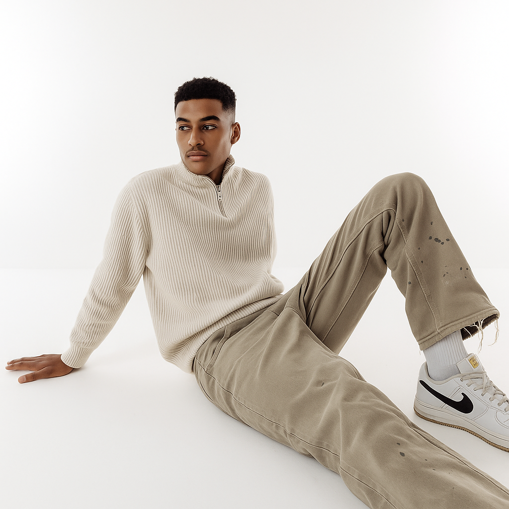 EDWARD | QUARTER-ZIP SWEATER