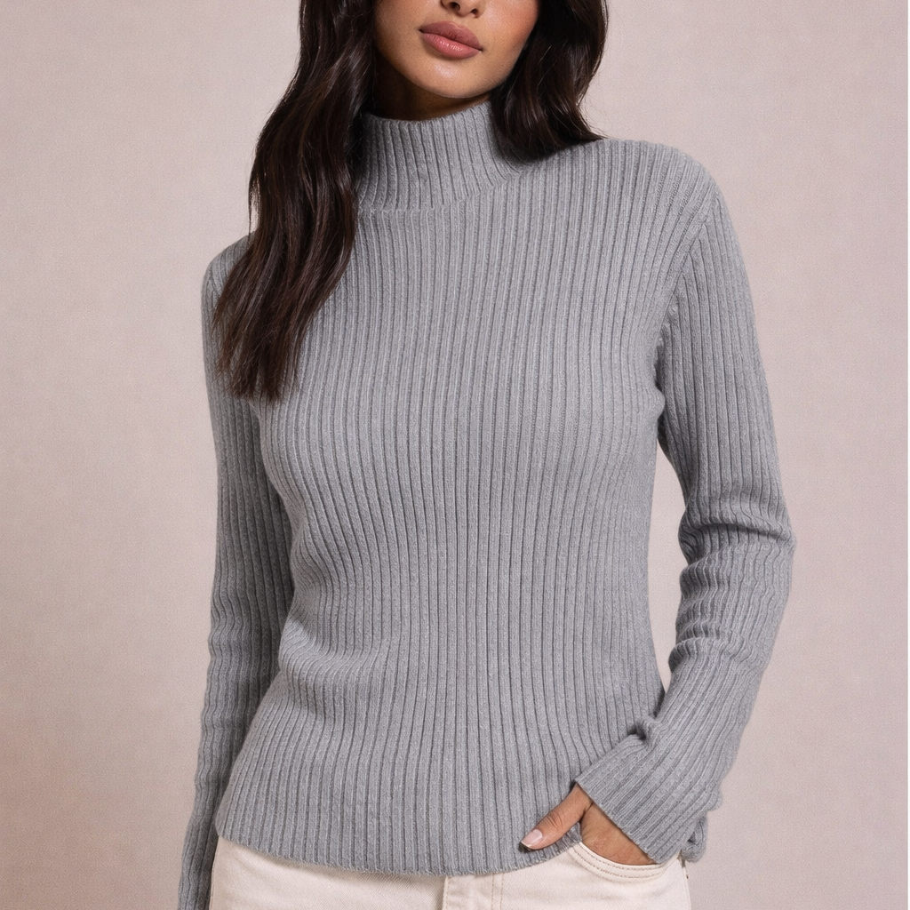 ISLA - SLIM RIBBED KNIT JUMPER