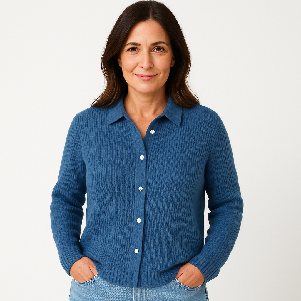 MAISIE - CLASSIC KNITTED BUTTON CARDIGAN