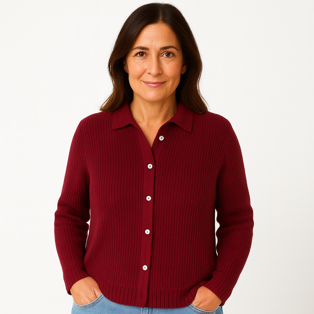 MAISIE - CLASSIC KNITTED BUTTON CARDIGAN