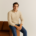 GEORGE | QUARTER-ZIP SWEATER