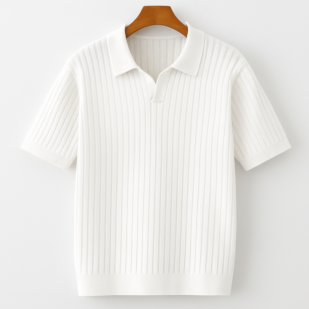 CASUAL RIBBED POLO