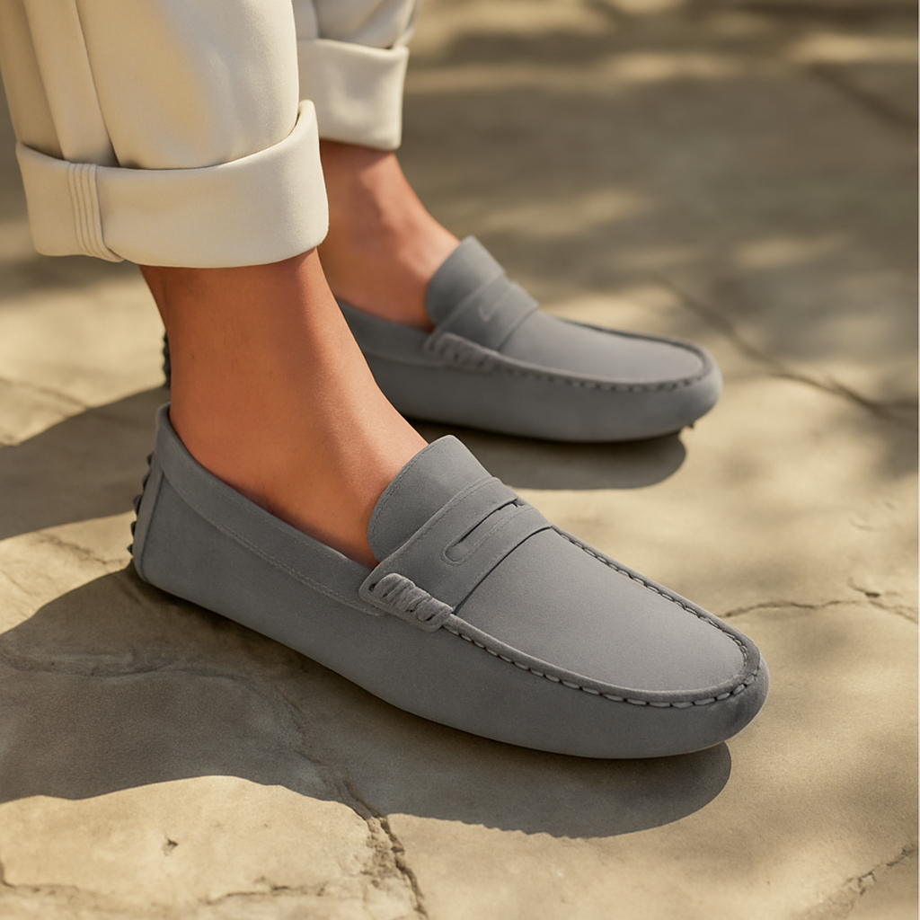 SWEDEN SUEDE LOAFERS