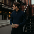 BERLIN HALF-ZIP SWEATER