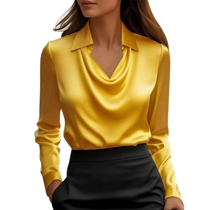 EMILY | ELEGANT SATIN BLOUSE