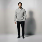 GEORGE - QUARTER-ZIP SWEATER