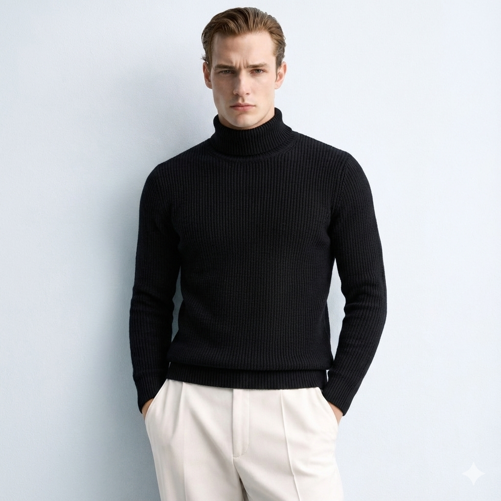 JAMES - CLASSIC TURTLENECK JUMPER
