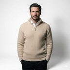 GEORGE - QUARTER-ZIP SWEATER