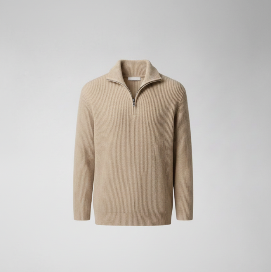 GEORGE - QUARTER-ZIP SWEATER