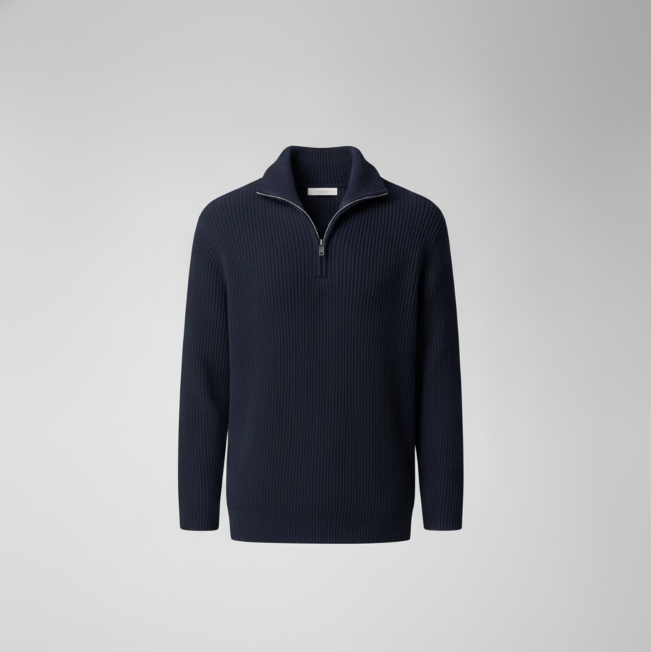GEORGE - QUARTER-ZIP SWEATER