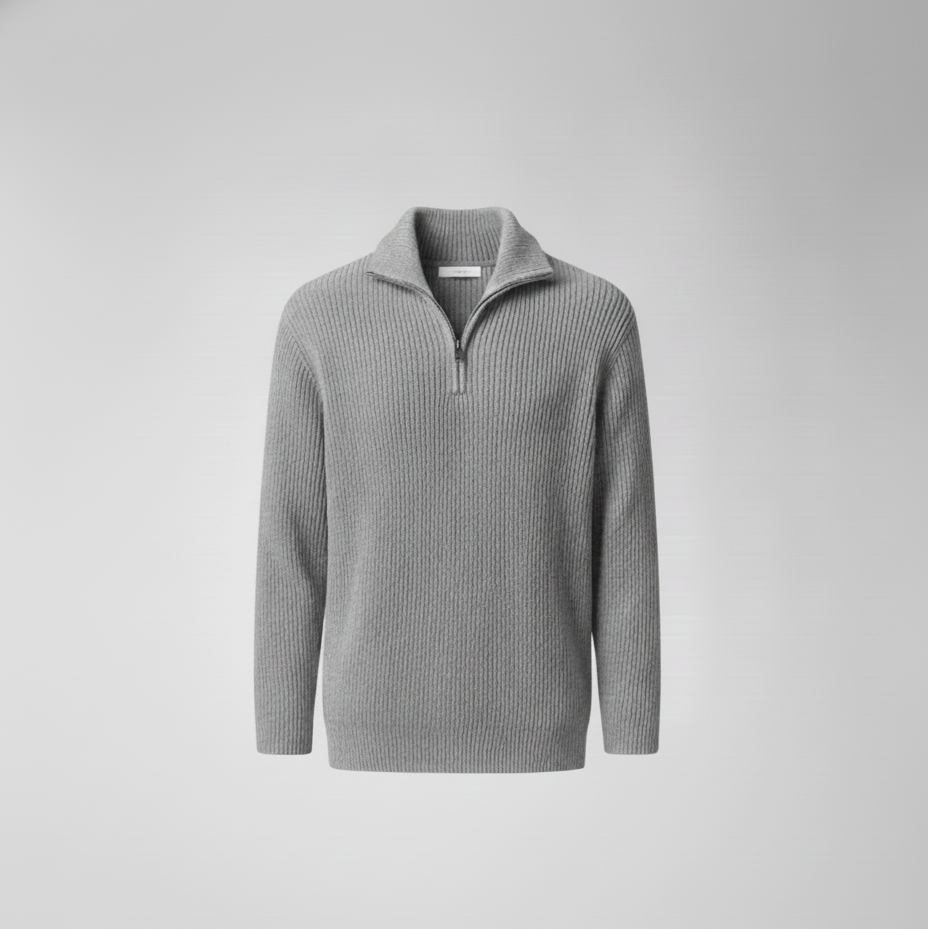 GEORGE - QUARTER-ZIP SWEATER