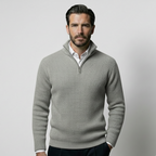 GEORGE - QUARTER-ZIP SWEATER