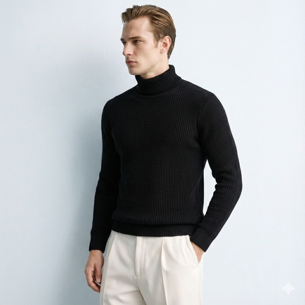 JAMES - CLASSIC TURTLENECK JUMPER