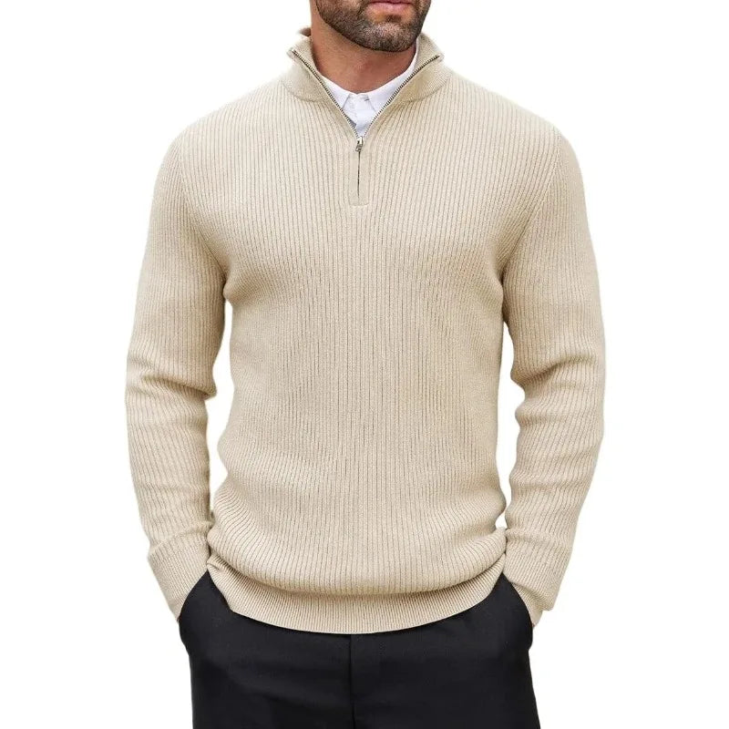 GEORGE | QUARTER-ZIP SWEATER