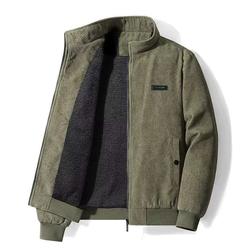 CHARLIE - CORDUROY JACKET WITH FLEECE LINING