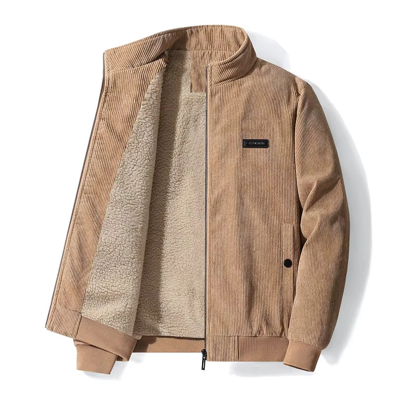 CHARLIE - CORDUROY JACKET WITH FLEECE LINING
