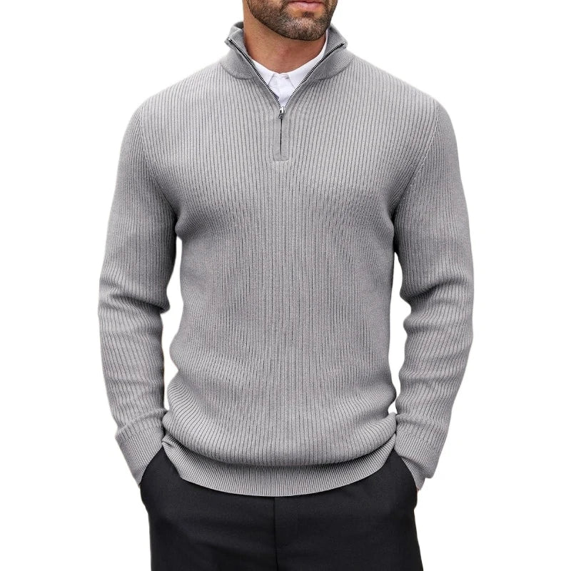 GEORGE | QUARTER-ZIP SWEATER