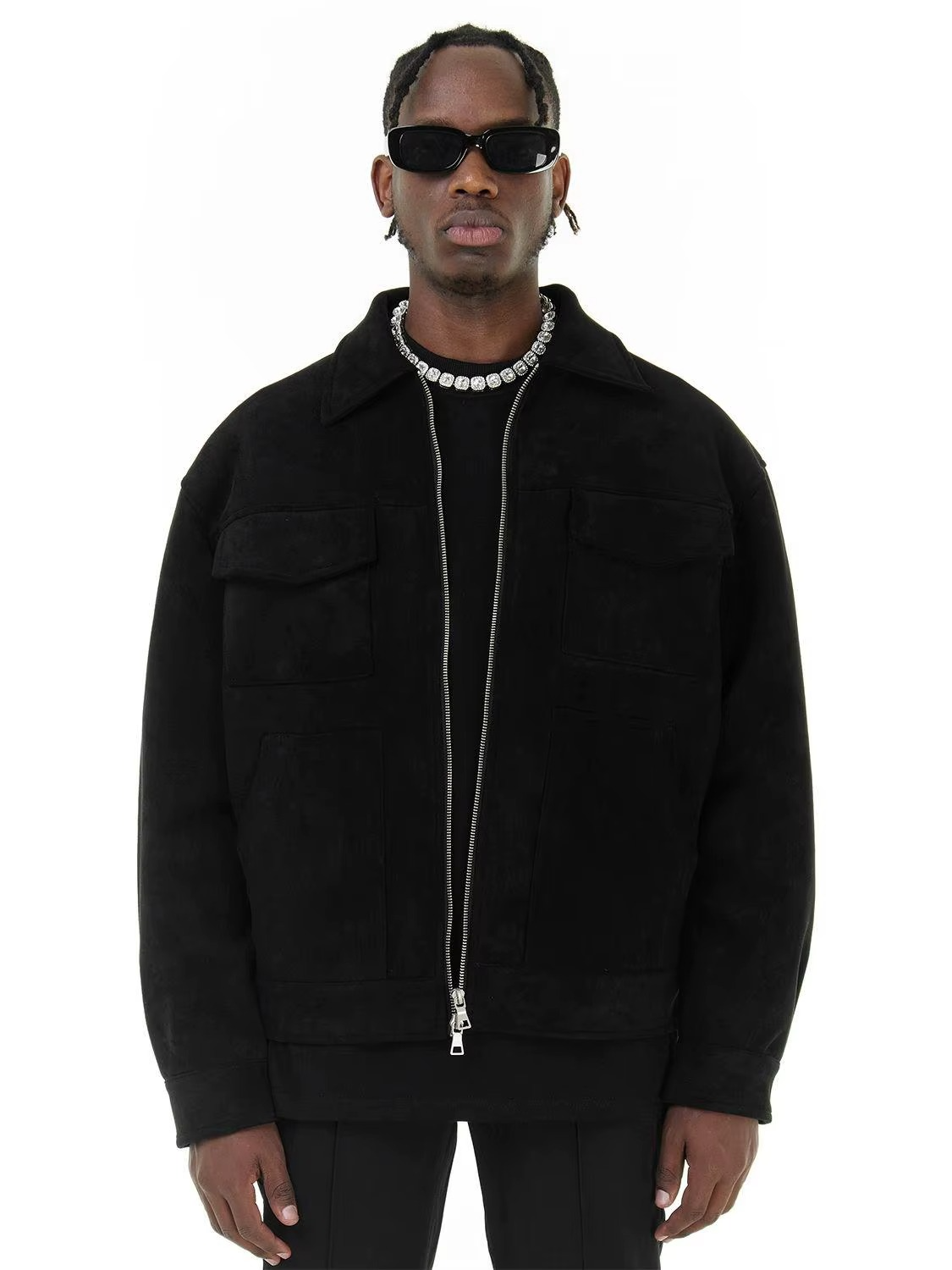 URBANEDGE™ - OVERSIZED SUEDE STREET JACKET
