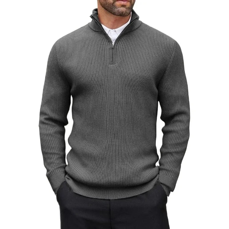 GEORGE | QUARTER-ZIP SWEATER