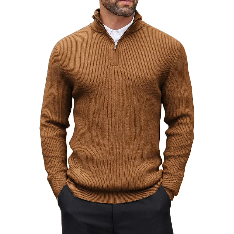 GEORGE | QUARTER-ZIP SWEATER