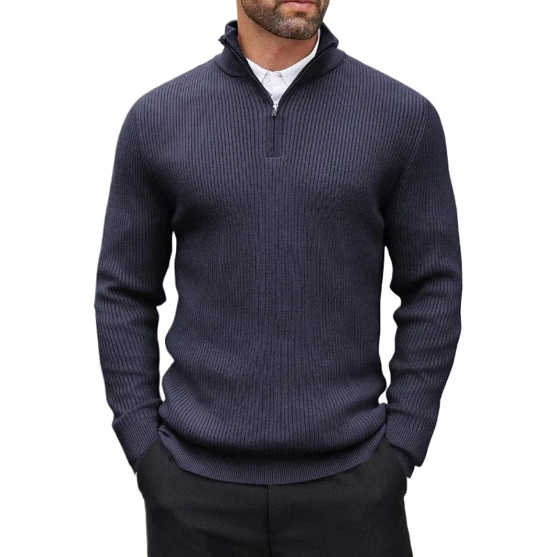 GEORGE | QUARTER-ZIP SWEATER