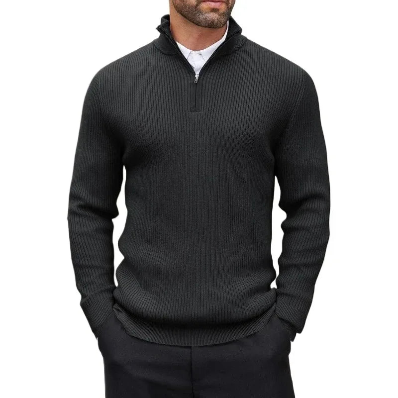 GEORGE | QUARTER-ZIP SWEATER