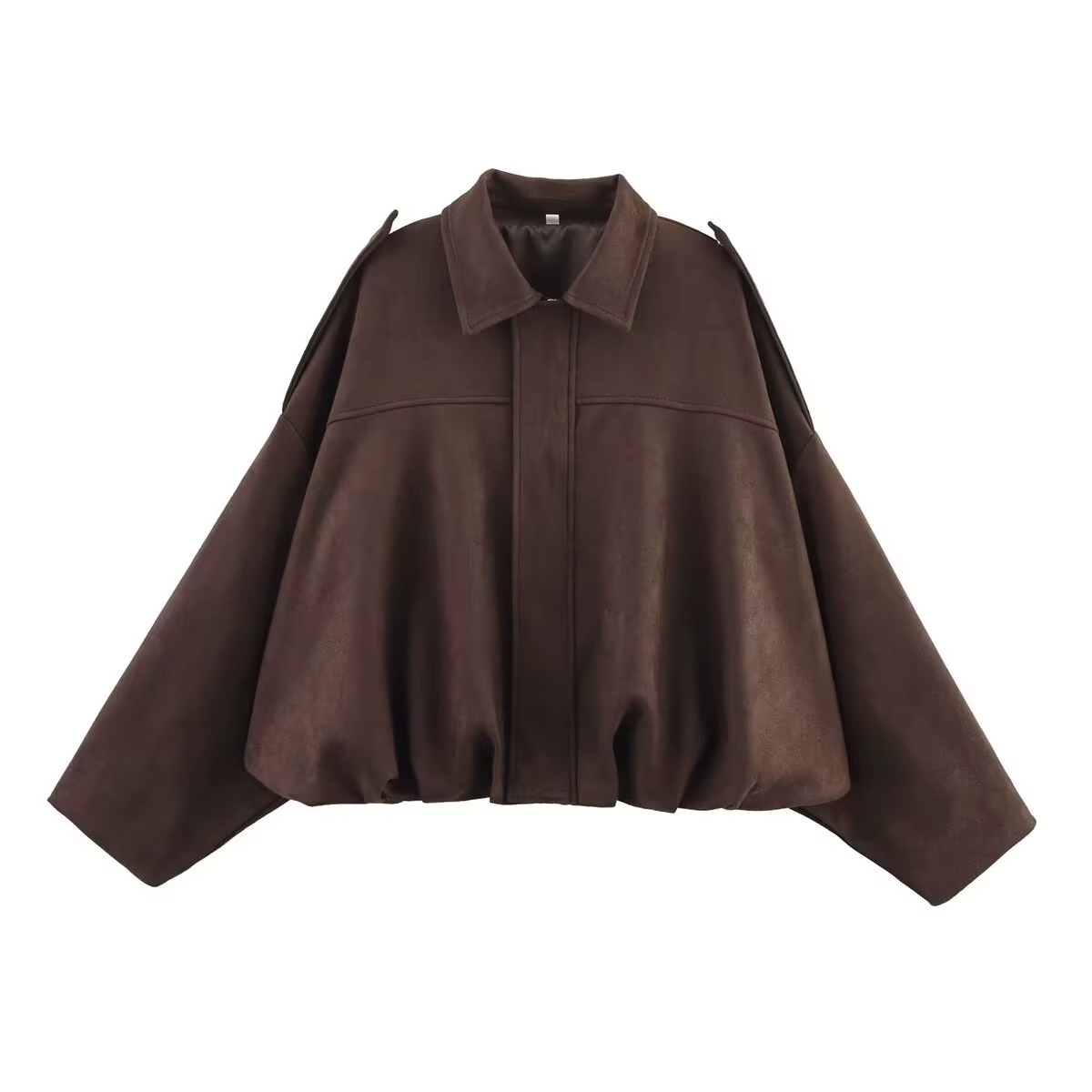 ELEANOR - BOMBER SUEDE-EFFECT JACKET