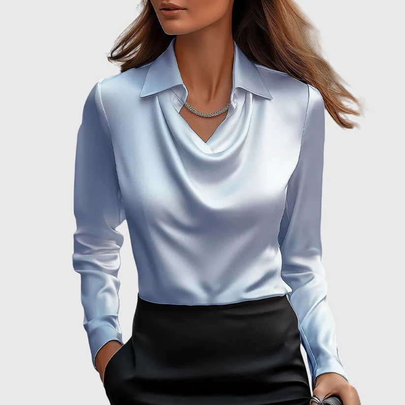 EMILY | ELEGANT SATIN BLOUSE