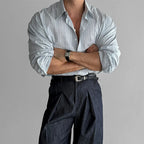 LINEN STRIPED SHIRT