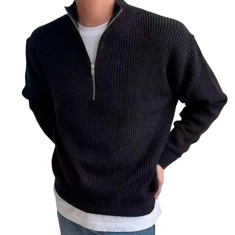 BERLIN HALF-ZIP SWEATER