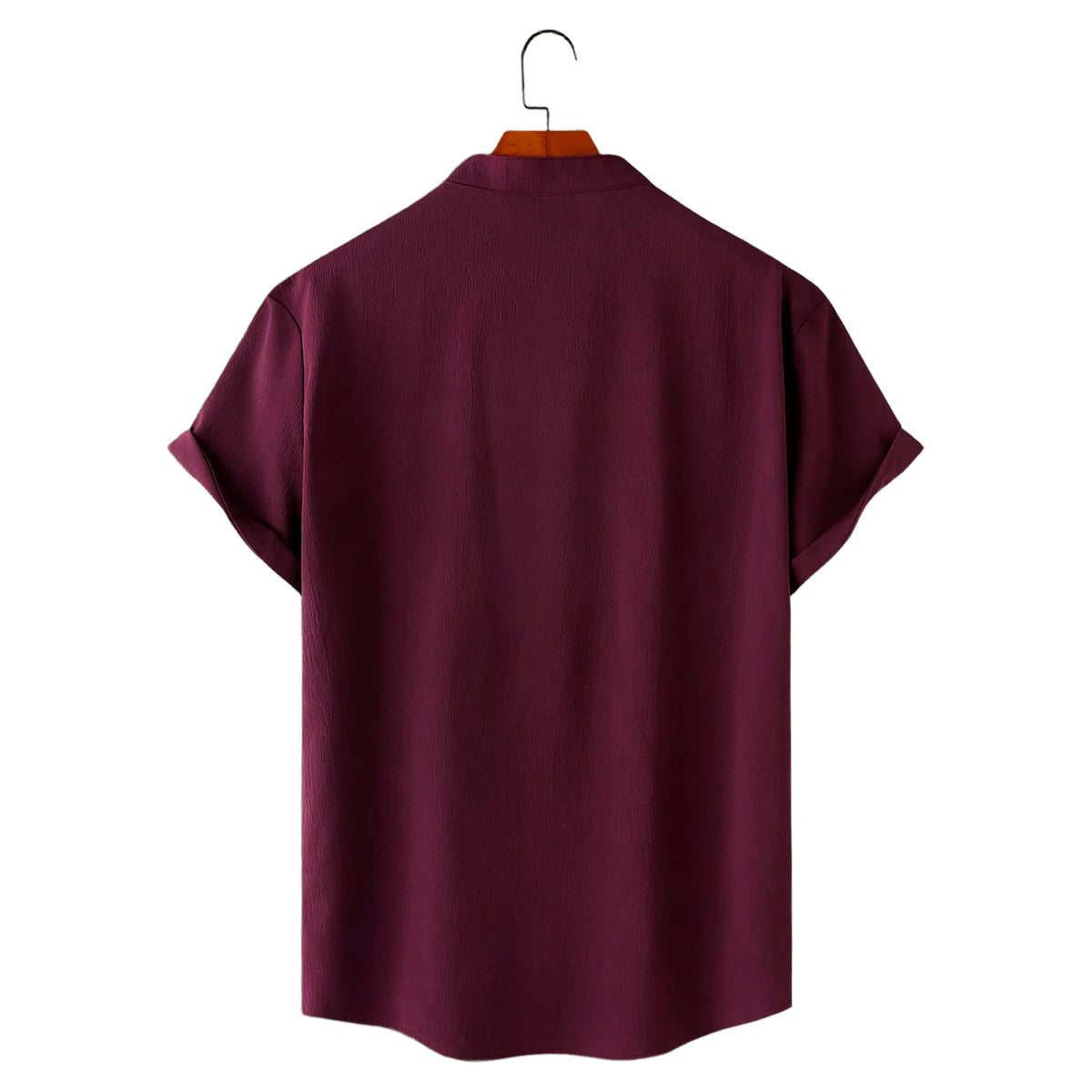 CASUAL BEACH SHIRT (WINE AND NATURE)
