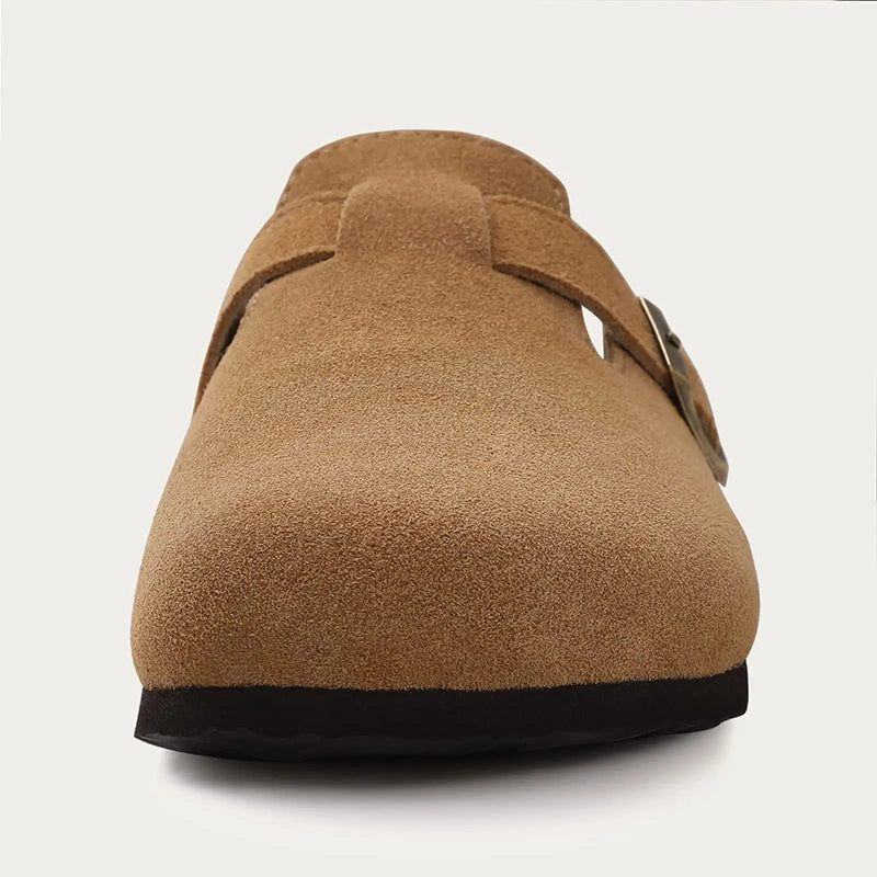 LISBON SUEDE CLOGS