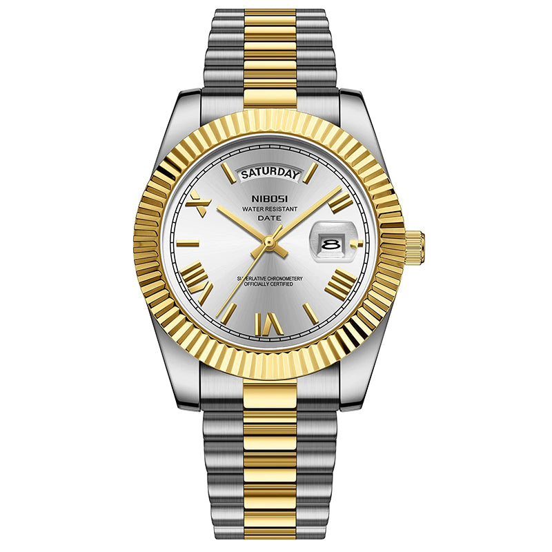 GENEBRA GOLD WATCH (DAY-DATE)
