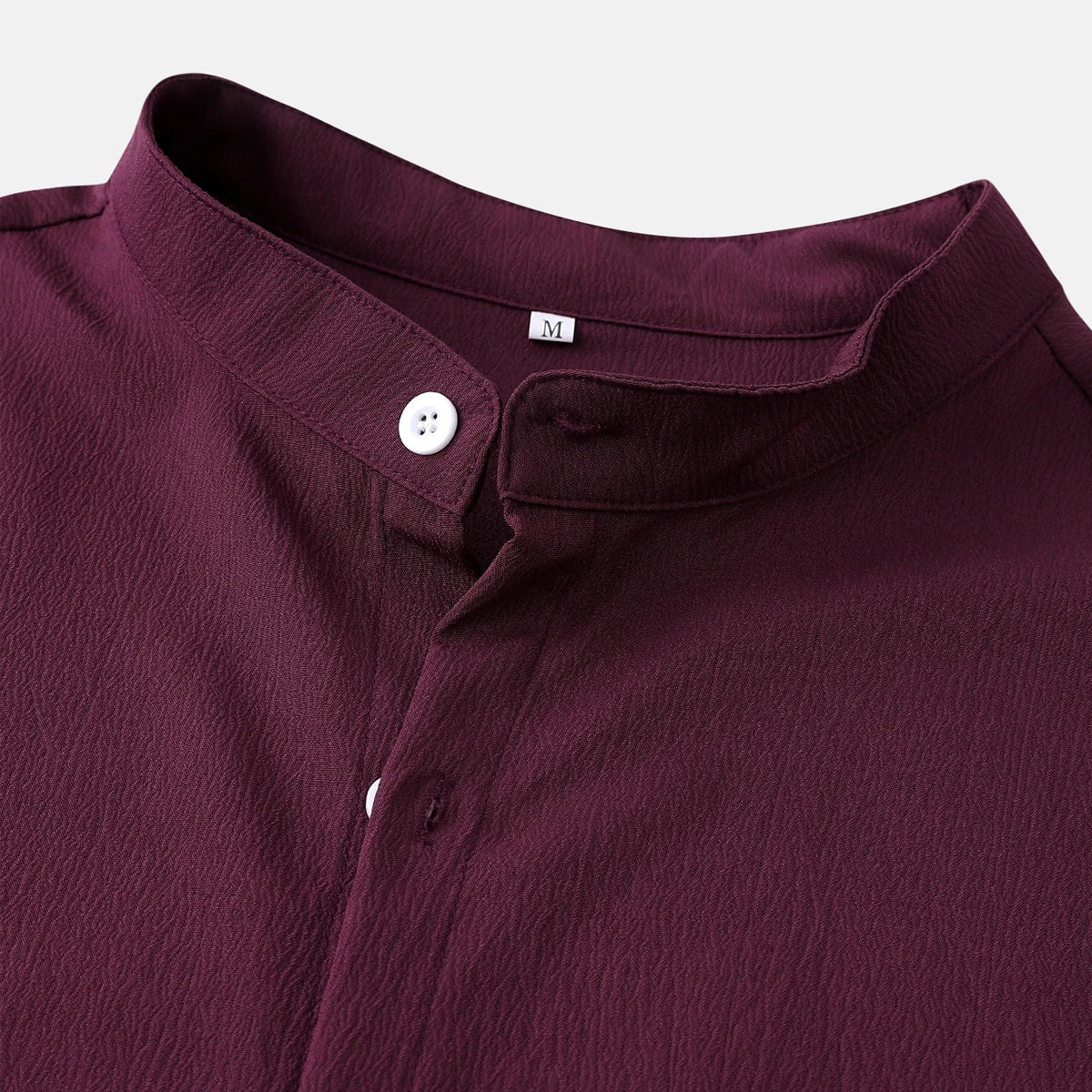 CASUAL BEACH SHIRT (WINE AND NATURE)