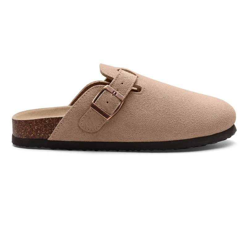 LISBON SUEDE CLOGS