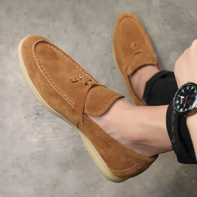 MUNICH SUEDE TASSEL LOAFERS