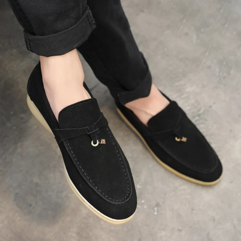 MUNICH SUEDE TASSEL LOAFERS