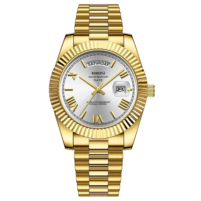 GENEBRA GOLD WATCH (DAY-DATE)
