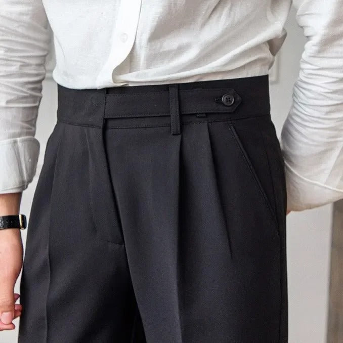 BRITISH CASUAL CROPPED TROUSERS