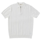 ZIPPER KNITTED POLO