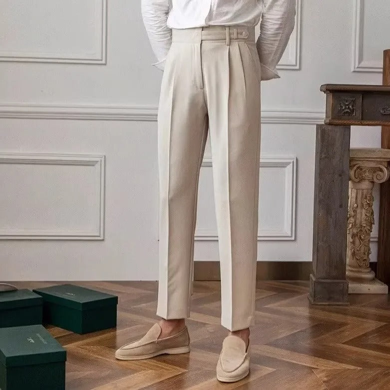 BRITISH CASUAL CROPPED TROUSERS