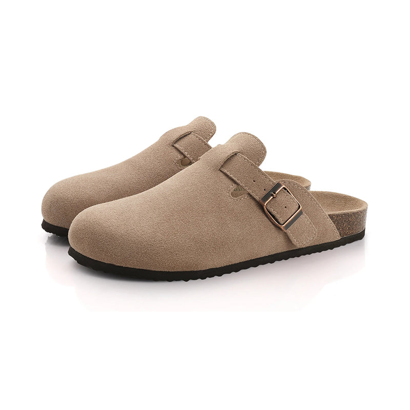 LISBON SUEDE CLOGS