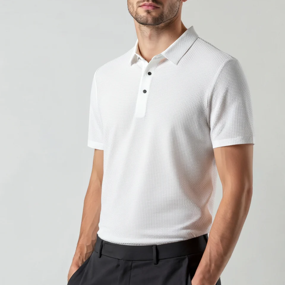 AERO WEAVE - TEXTURED POLO SHIRT